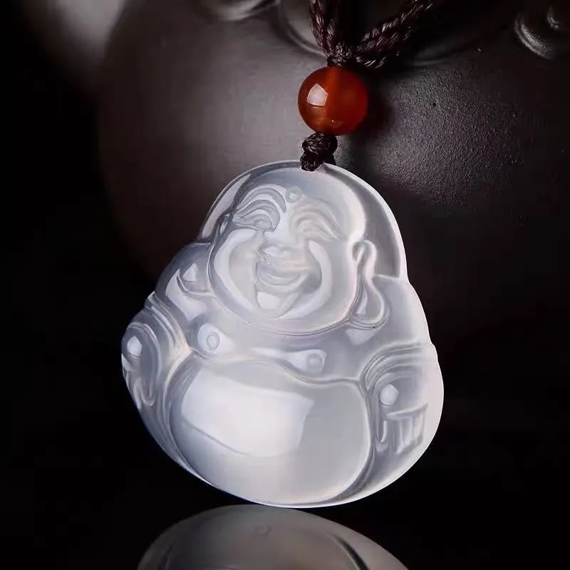JUNWEN Chalcedony Necklaces Unisex-3