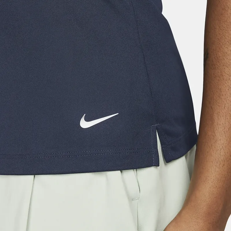 Nike Polo Shirts Women's Navy Blue-3