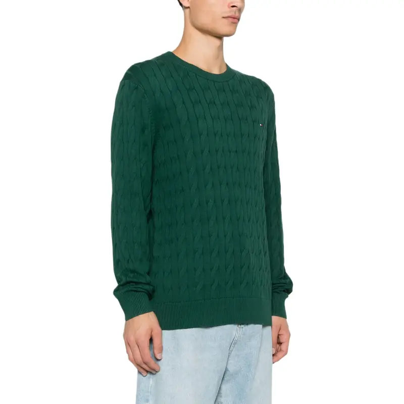 Tommy Hilfiger FW24 Knitwear Men's Forest Green-2
