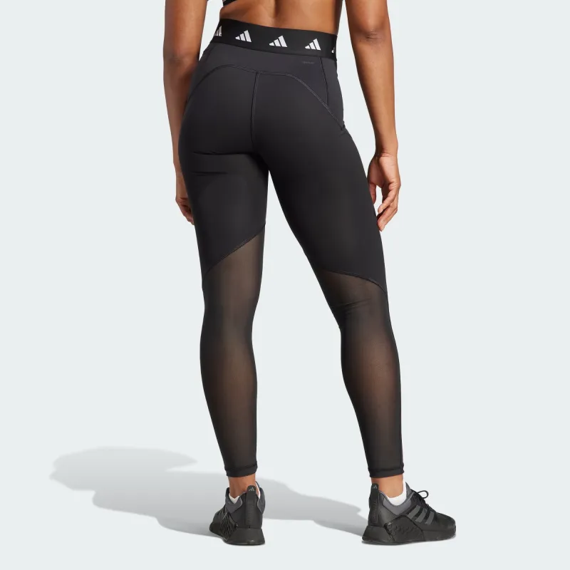 Adidas Techfit Stash Pocket Full-Length Leggings Athletic Trousers Women's Black-2