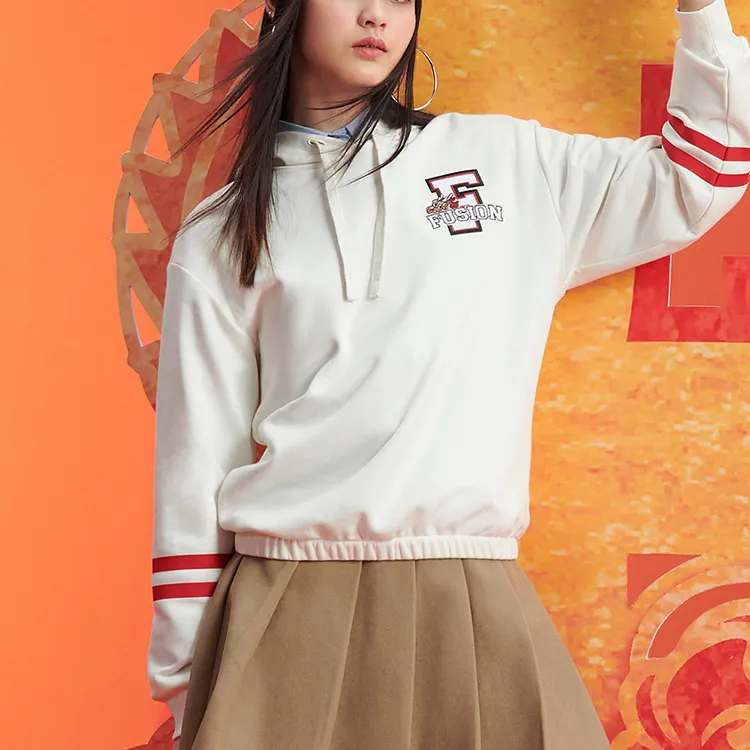 FILA FUSION Sweatshirt Women's Cloud White-2
