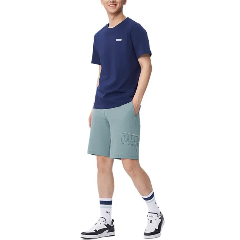 PUMA T Shirts Men Navy Blue-2