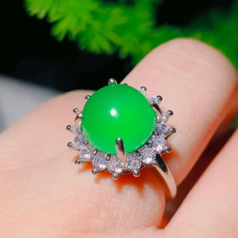 Gifts Jade Rings Unisex-5