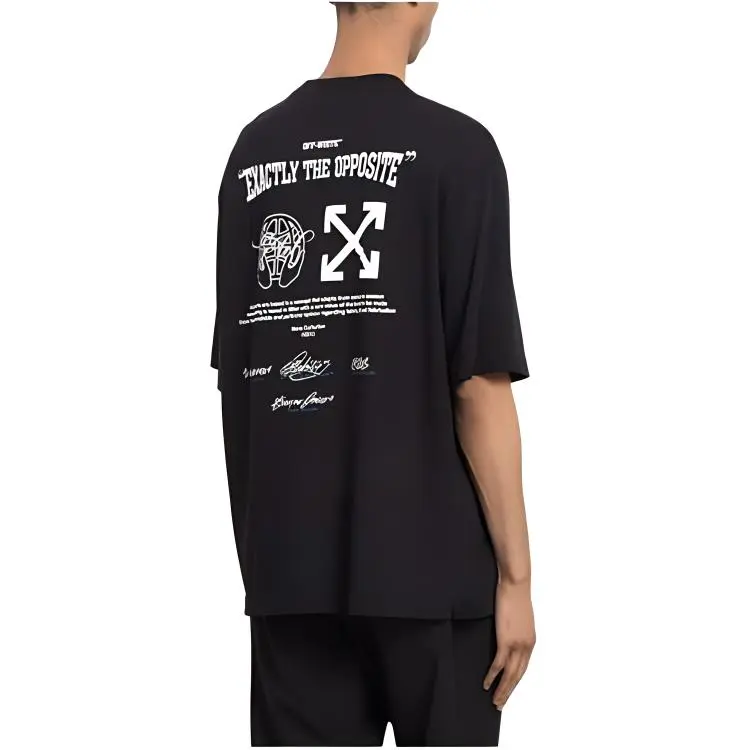 OFF WHITE Exact Opp Over Skate S/S T Shirt-4