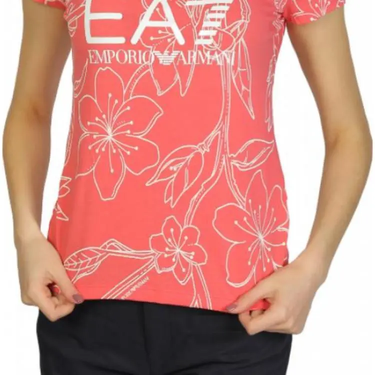 EMPORIO ARMANI EA7 T Shirt Women's Pink-3