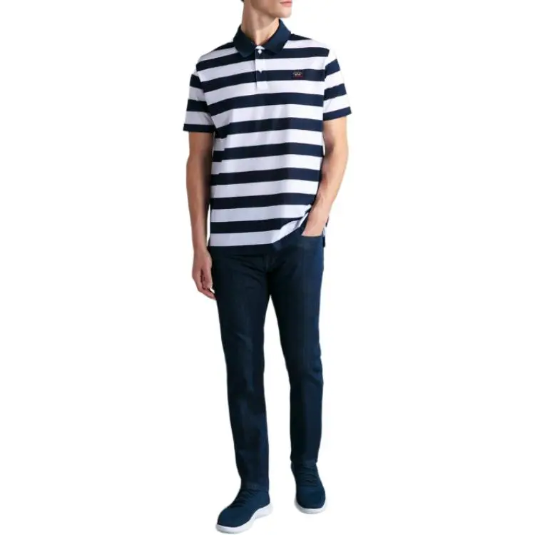 Paul & Shark Stripe pattern Polo Shirt-1
