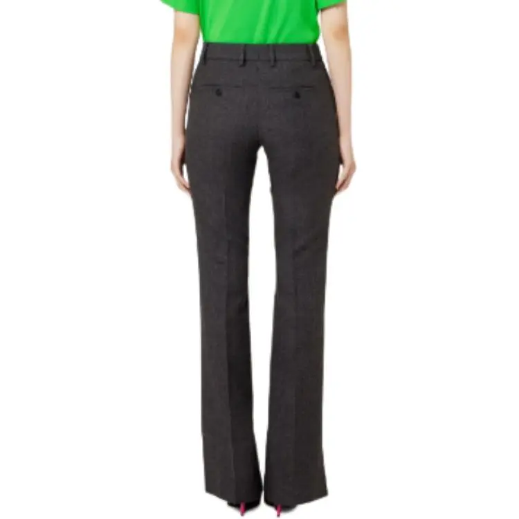 AMIPARIS Mid rise Flared Trousers-5