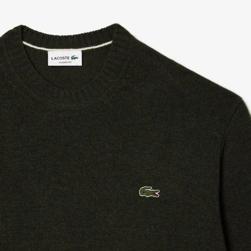LACOSTE Wool Crew neck Sweater-3