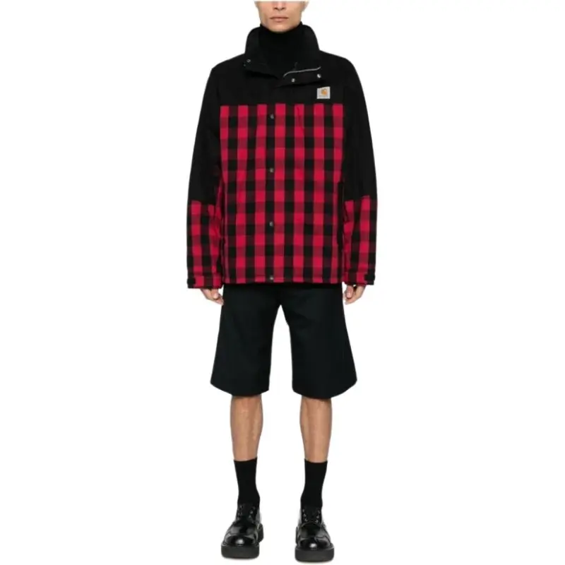 JUNYA WATANABE Logo Patch Checked Jacket-2