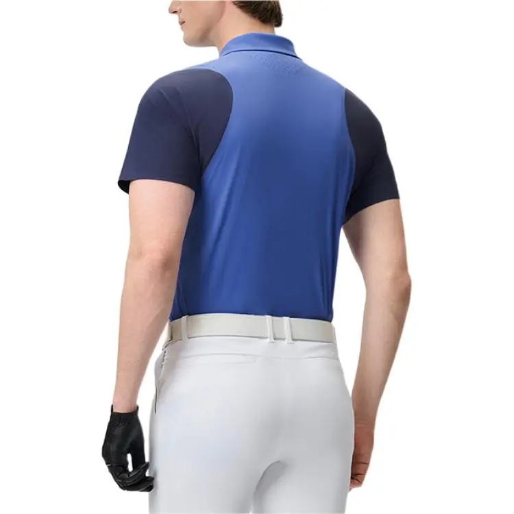 FILA Golf Series SS25 Polo Shirt Men's Blue-4