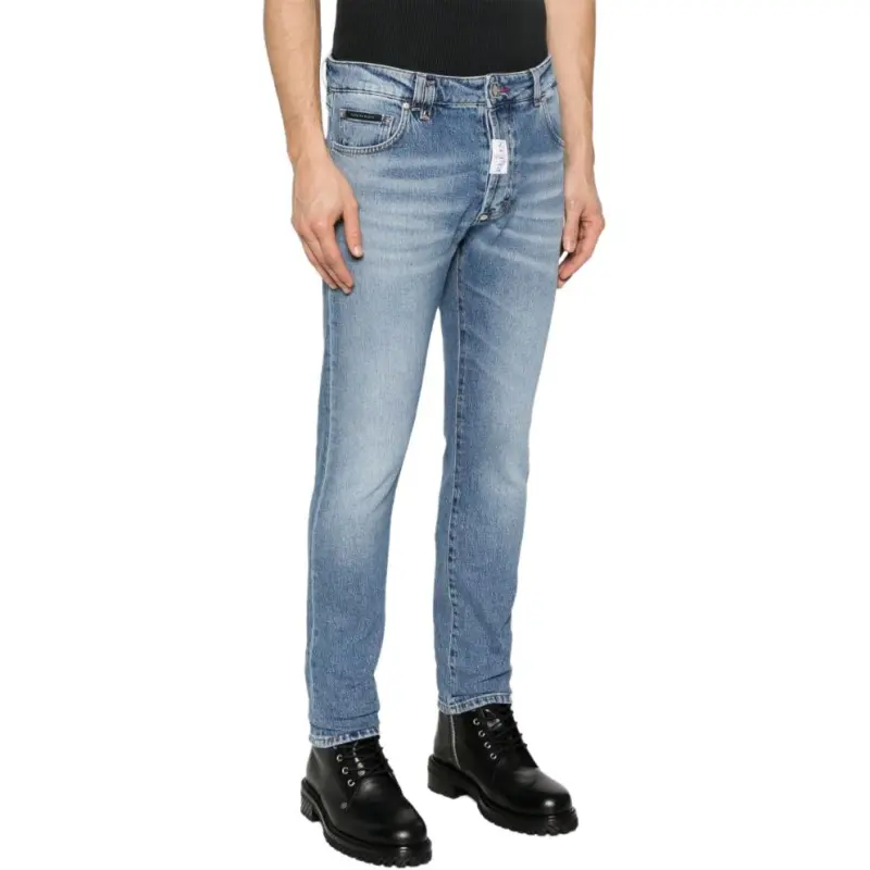 PHILIPP PLEIN Logo Patch Skinny Jeans-3
