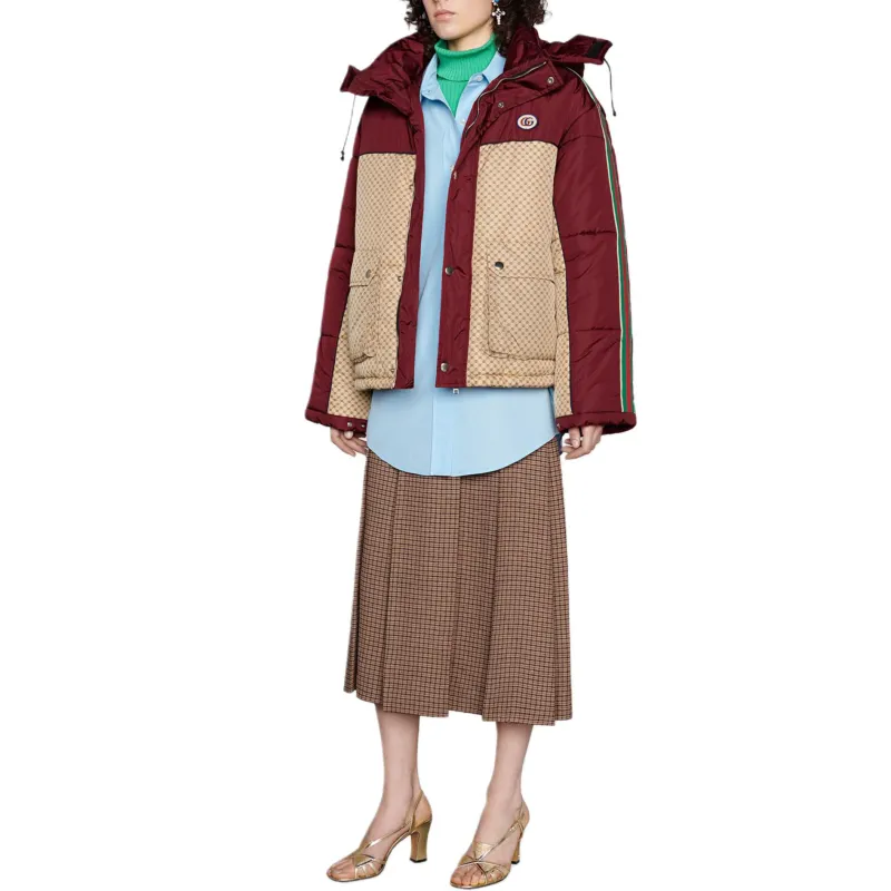 GUCCI Interlocking G print Puffer Jacket-3