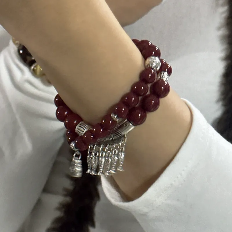 Mù Shàng Yún Yě Colored Glaze Bracelets Women's-3