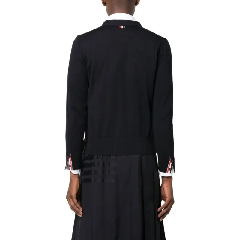 THOM BROWNE Button Up Knitted Cardigan-3
