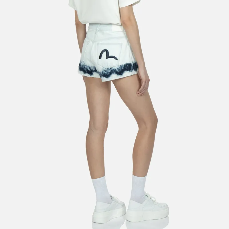 EVISU Denim Shorts Women's Denim Blue-3