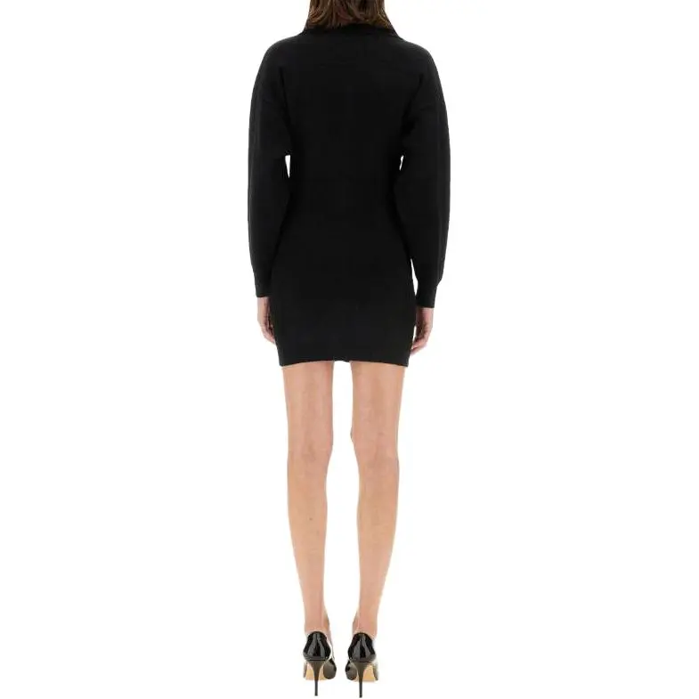 MOSCHINO Long Sleeved Dress Women's Black-2