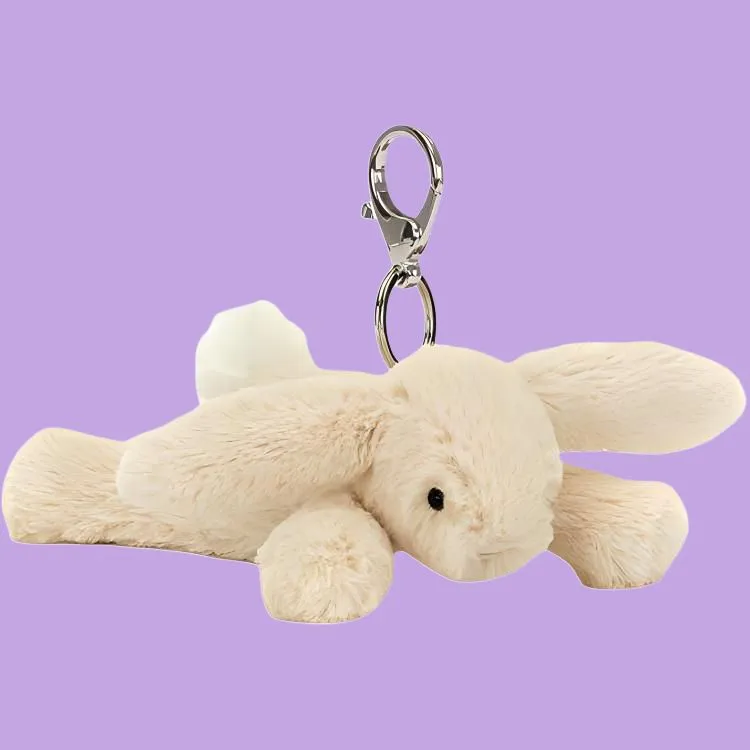 JELLYCAT Smudge Rabbit Bag Charm-4