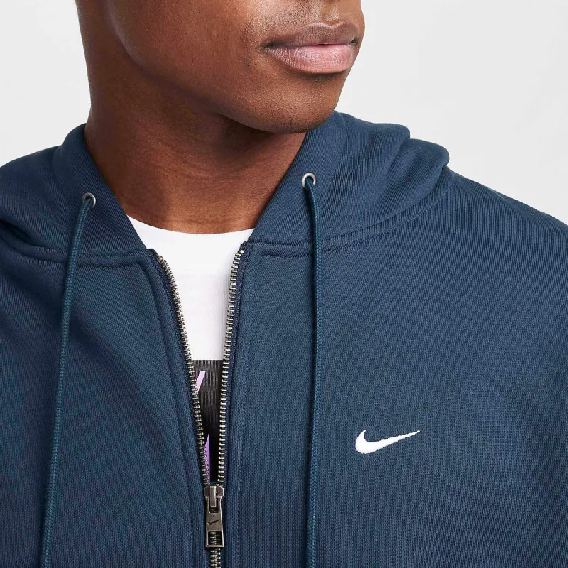 Nike Solo Swoosh Sweatshirt Men's Military Arsenal Deep Sea Blue-4