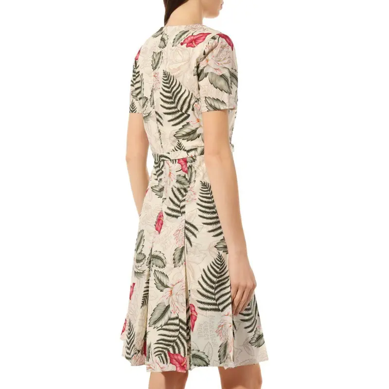 GUCCI Short Sleeved Dresses Women's Multicolor-5