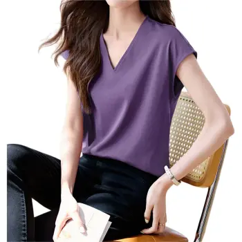 Mo Han Yi Mei T Shirt Women's Purple