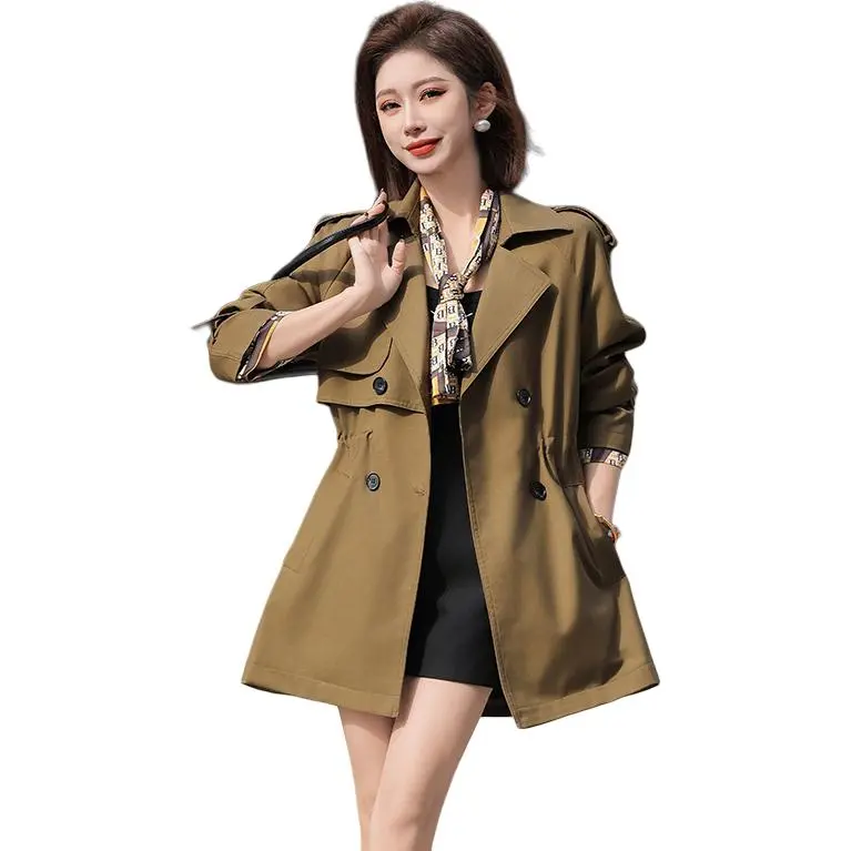 Fele.d Trench Coats Women's Image Color-3