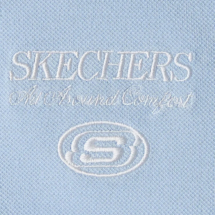 Skechers Sports Life Collection Short Sleeved Dresses Women's Xenon Blue-2