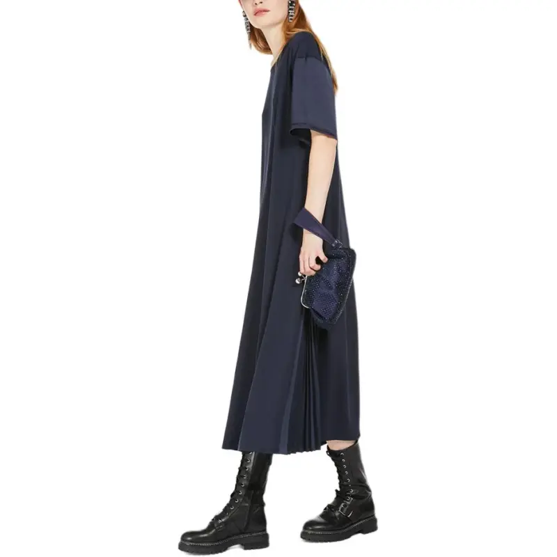 WEEKEND MaxMara Short Sleeved Dress Women's Black-3