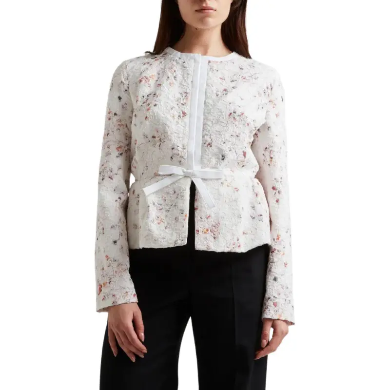 Giambattista Vall Floral print Silk Jacket-2