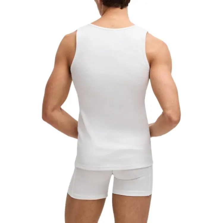 HUGO BOSS Logo embroidered Tank Top Pack Of Three-4