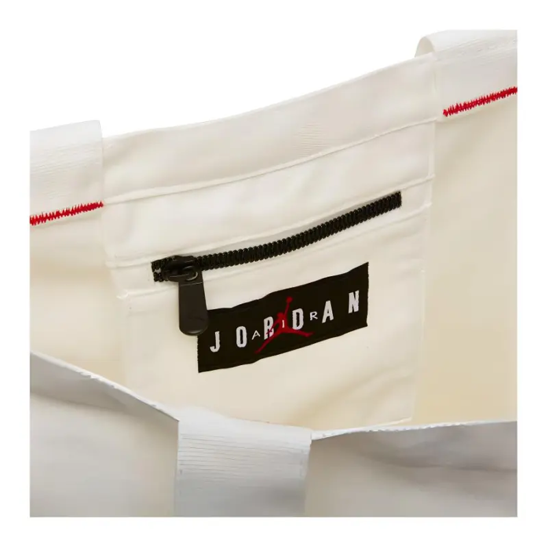 Jordan Cotton Tote Bag Shopping Bag Handbag Shoulder Bag Regular Men's Ecru-5