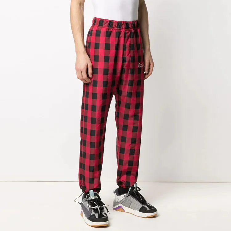 PALM ANGELS Check Print Track Pants-3