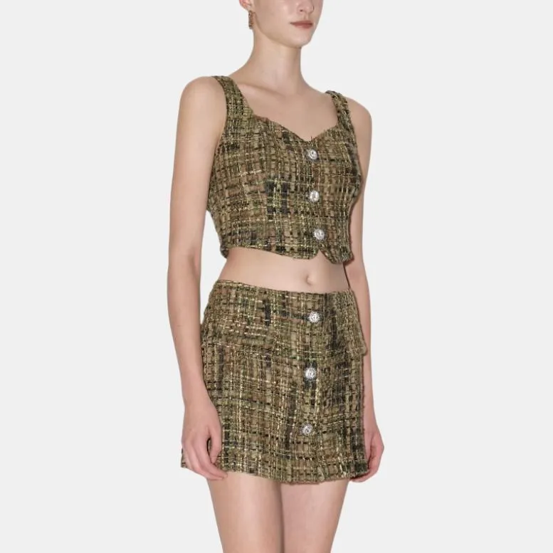Bebe Camisole Women's Army Green-3