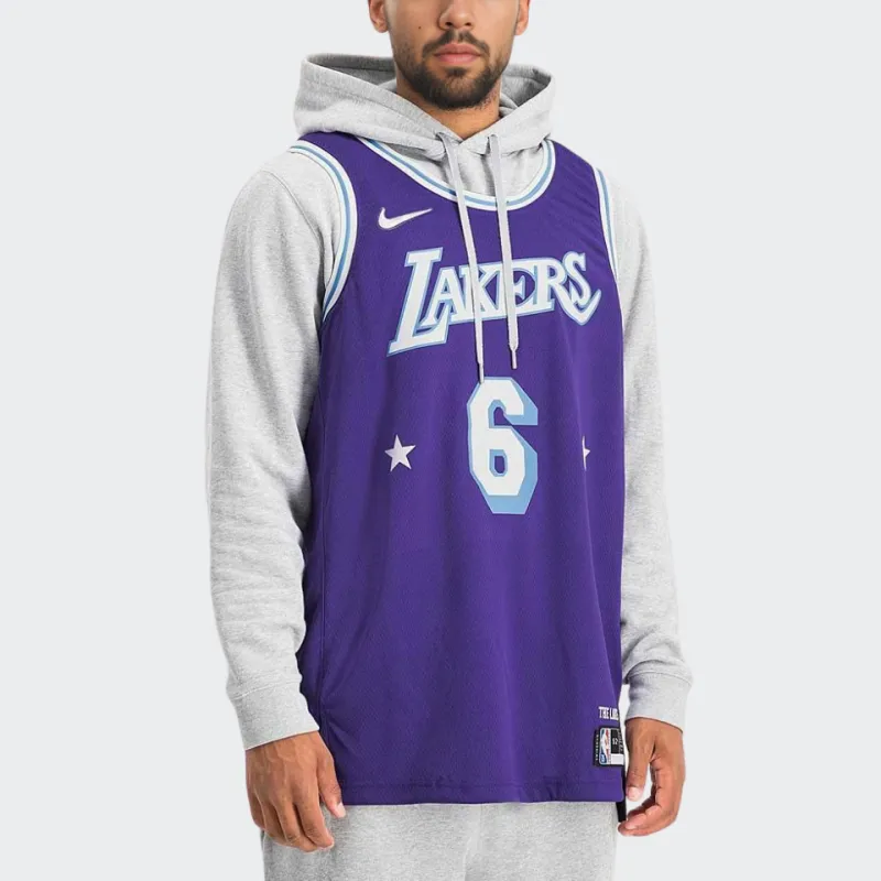 Nike Nba Los Angeles Lakers Lebron James Moments Mixtape City Edition Authentic Jersey-2