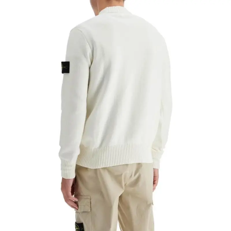 STONE ISLAND Logo Patch Crewneck Jumper-3