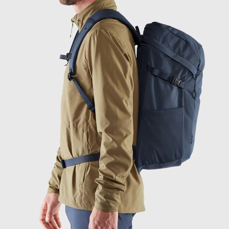 Fjallraven Recycled Nylon Backpack Regular Unisex High Mountain Blue-2