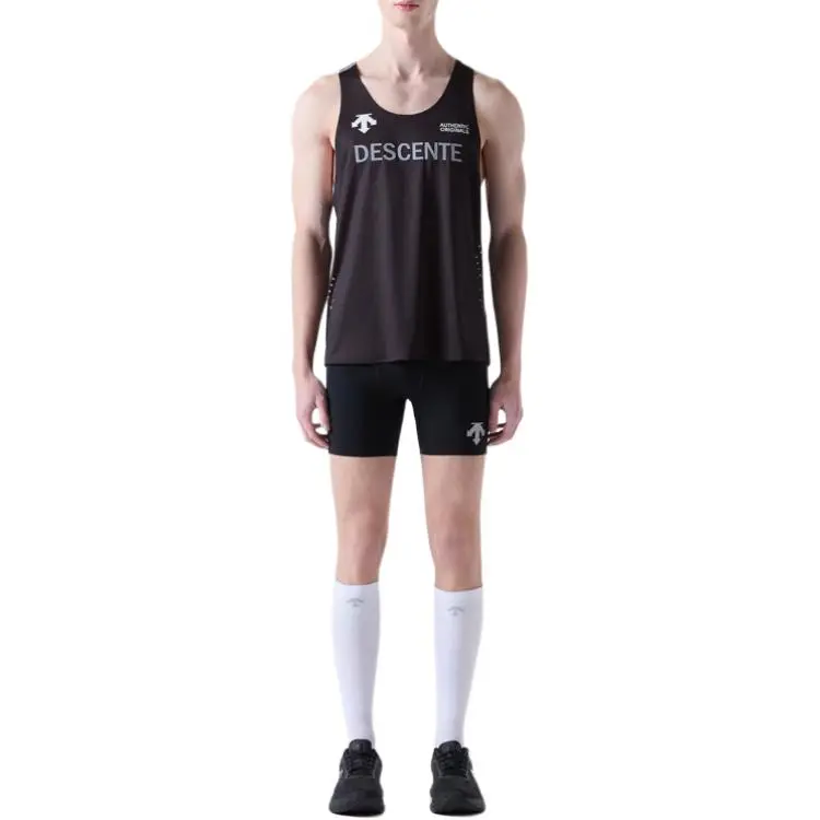 DESCENTE Sports Shorts Unisex Black-3
