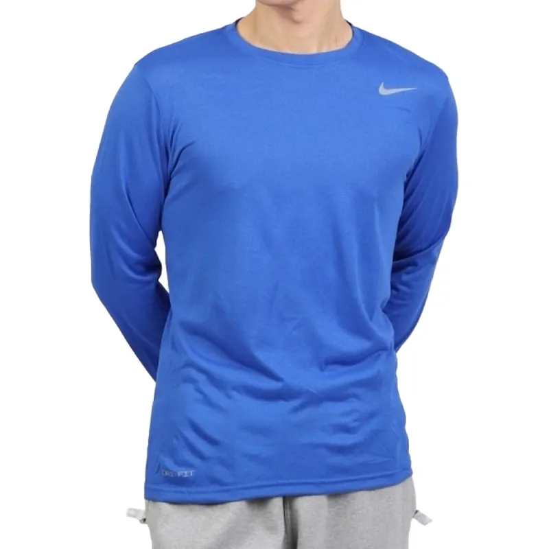 Nike T Shirts Men Blue-2