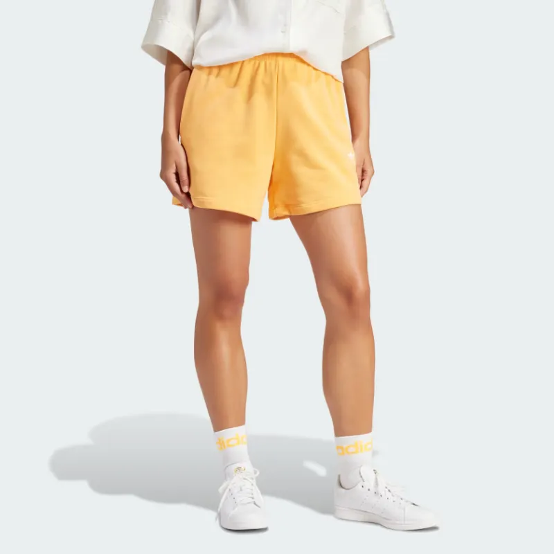 Adidas Originals ESSENTIALS Adicolor Essentials French Terry Shorts Casual Shorts Women's Yellow-1