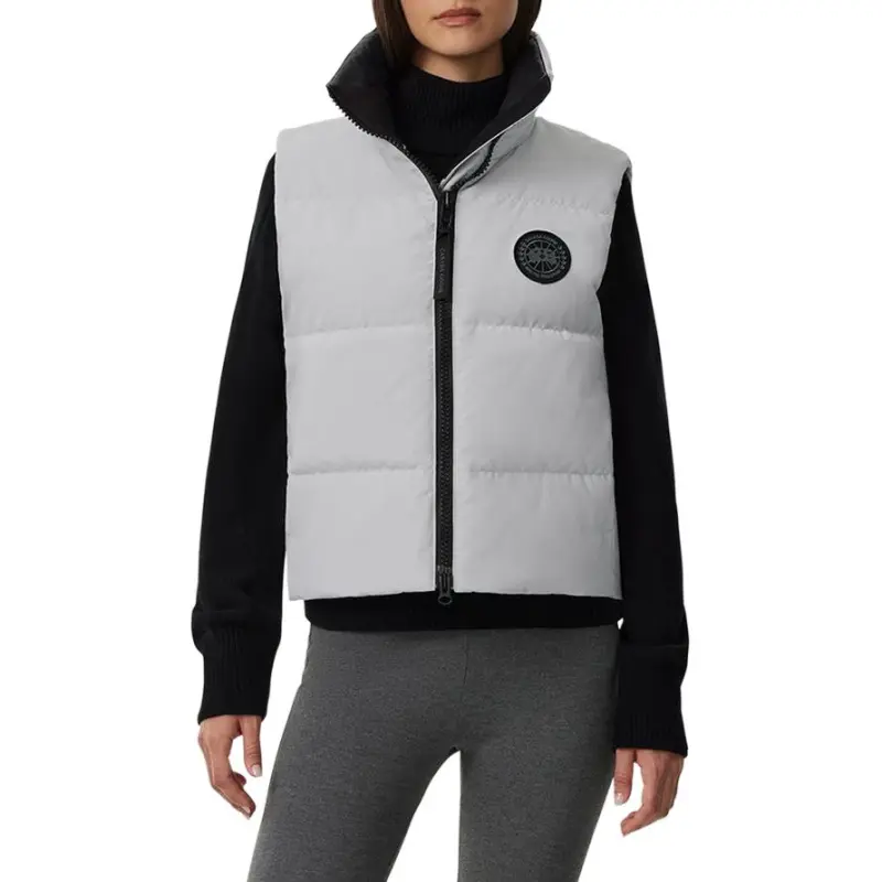 Canada Goose Black Label Grandview Cropped Vest Silverbirch-3