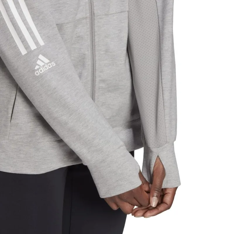 Adidas AEROREADY Jacket Women's Gray-5