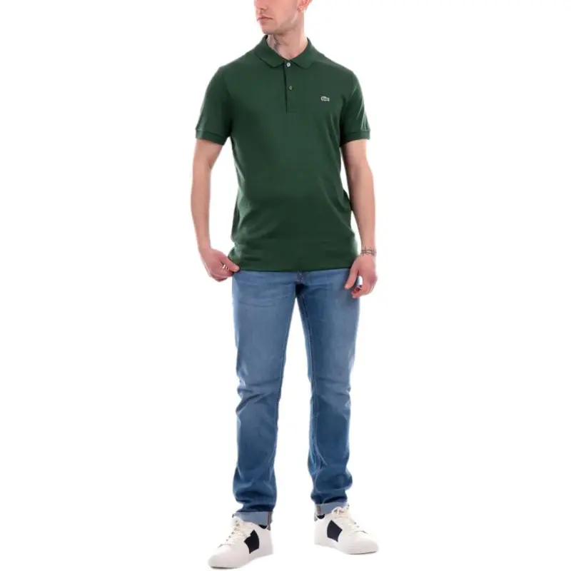LACOSTE Polo Shirt Men's Dark Green-3