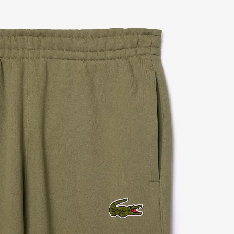 LACOSTE Knitted Sports Pants Unisex Khaki Green-4