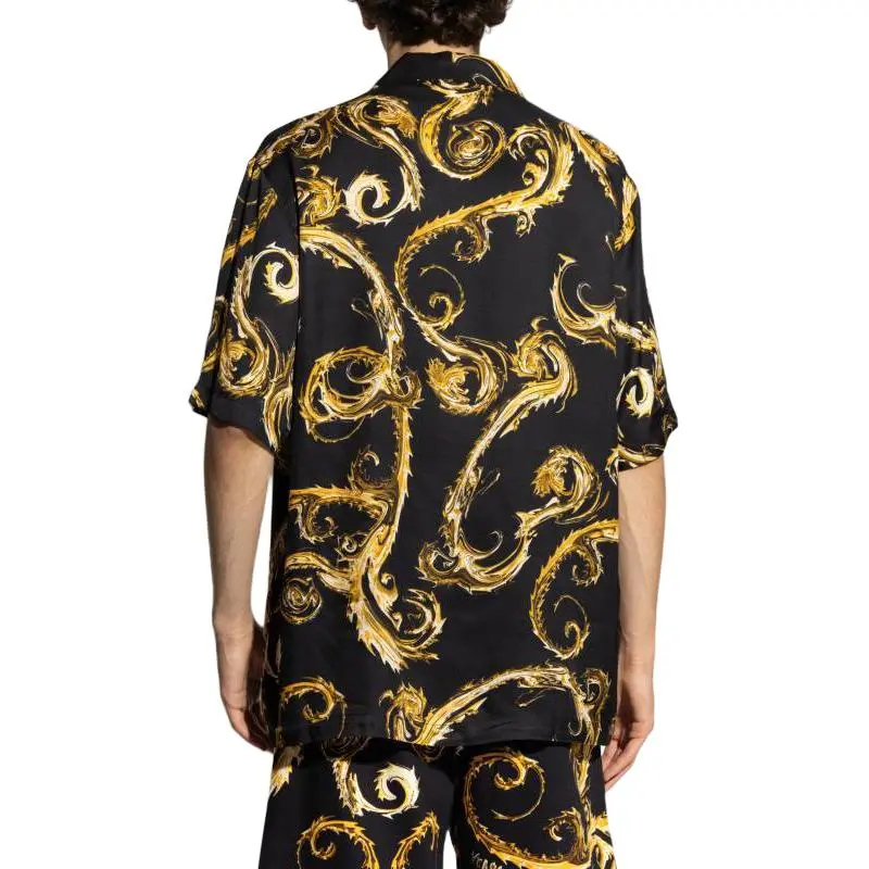 VERSACE JEANS COUTURE Chain Couture Twill T shirt-4