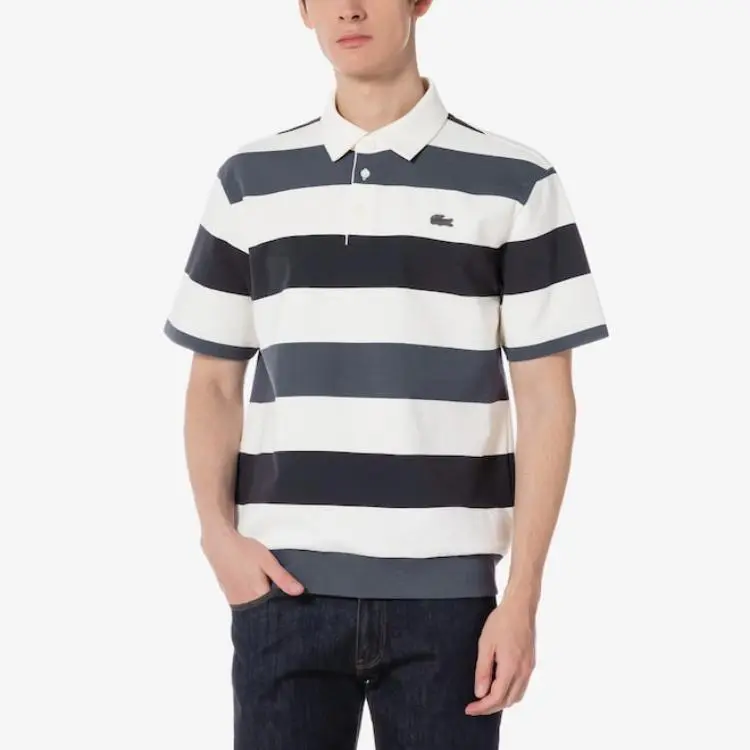 LACOSTE Polo Shirts Men Gray-1