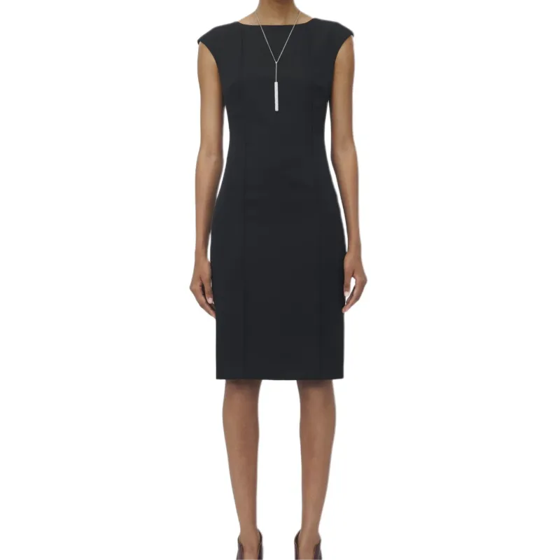 Alexander McQueen Crewneck Sleeveless Mini Dress-1