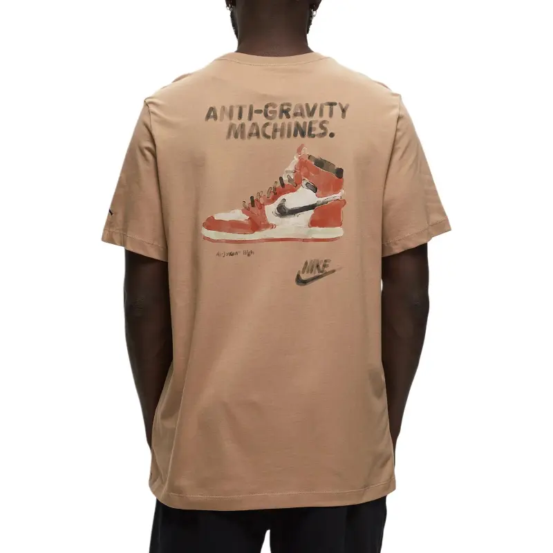 Jordan T Shirts Men Brown-1