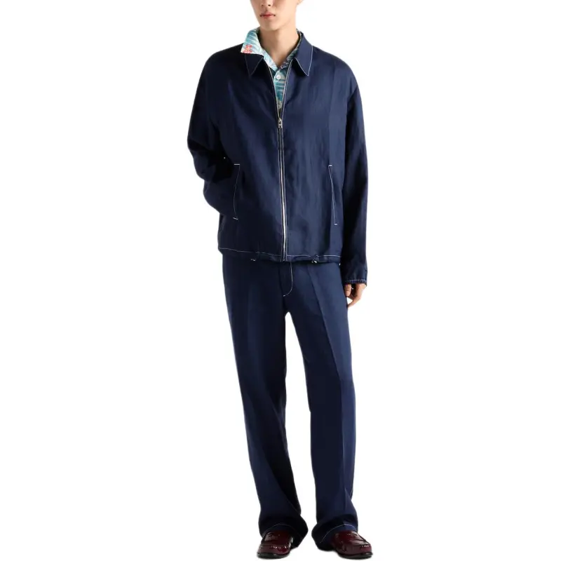 PRADA Linen Trousers-1