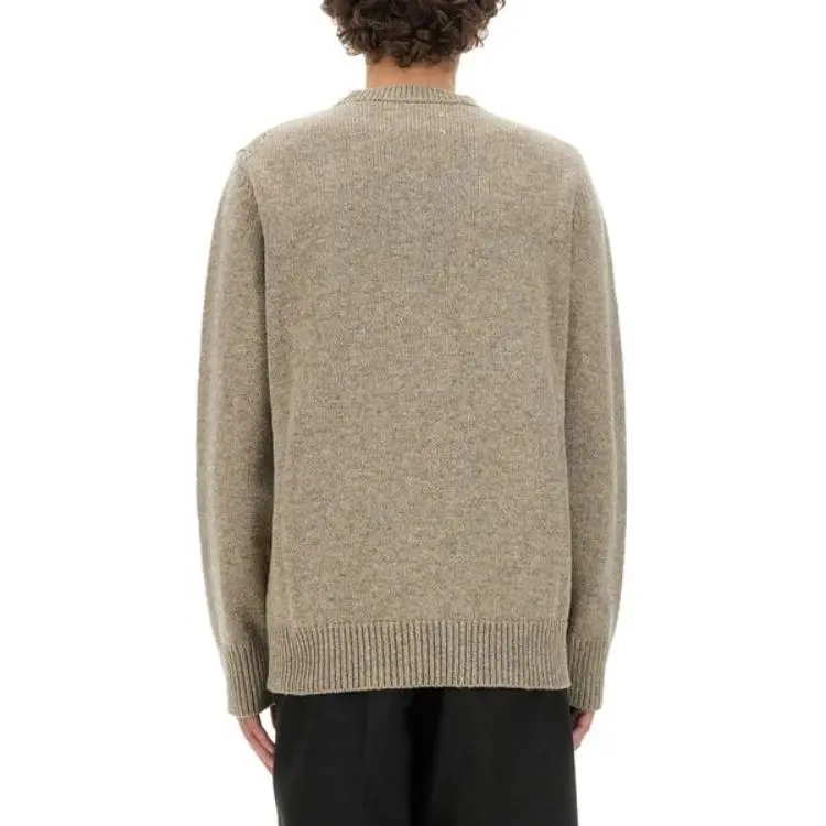 Maison Margiela Long Sleeved Crewneck Knitted Jumper-3