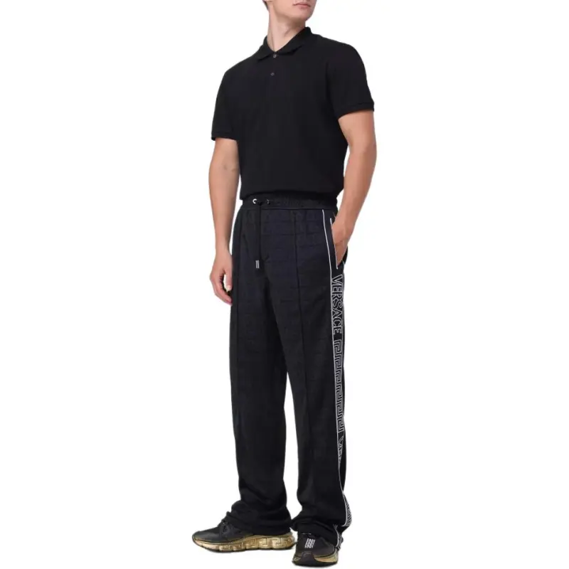 VERSACE Logo Detailed Drawstring Sweatpants-5