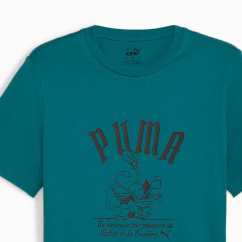 PUMA Super Break T Shirt Men's Green-2